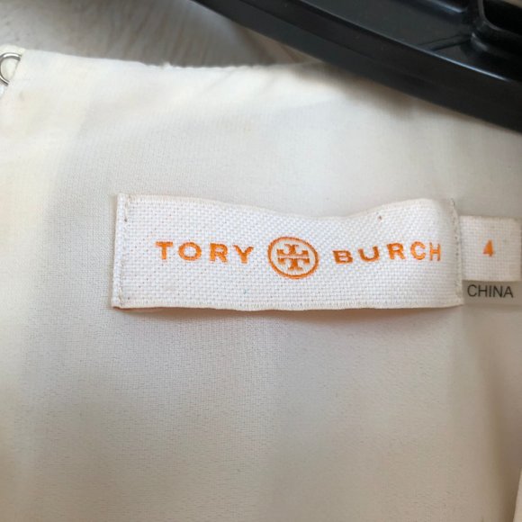 💖✨🎉 HOST PICK 💖✨🎉  Tory Burch Fray Hem Dress Size 4 EUC - Picture 3 of 11